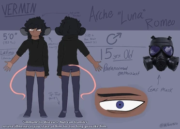 Vermin's Reference Sheet + Outfit