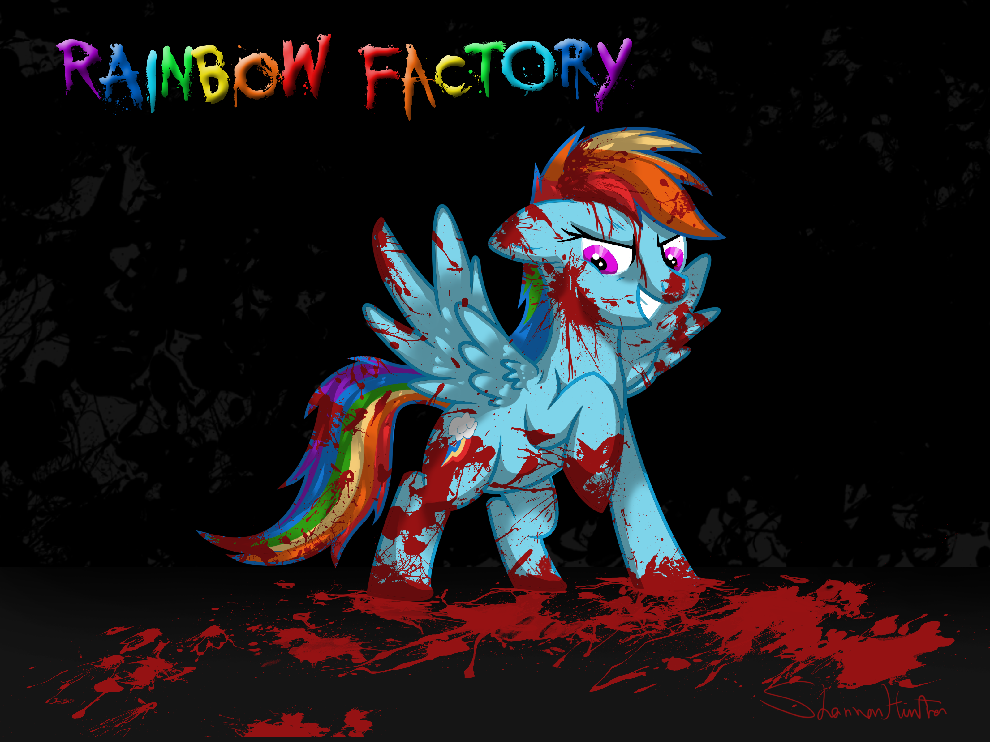 Rainbow Dash Rainbow Factory Creepypasta Files Wikia Fandom