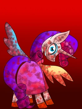 Un vestido muy distinto a los habituales de Rarity.