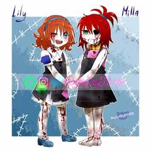 Color sketch lily and milla by naughtykittydv 1992 ddvav92-fullview