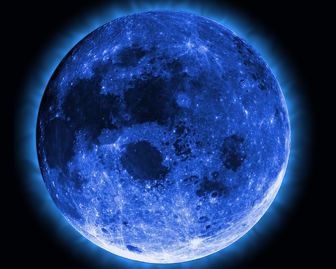 Blue Moon Wallpaper