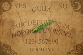 Ouija Board With Lizard Pen Pointer by mmpratt99