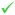 Tick verde