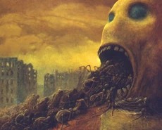 Untitled by Zdzisław Beksiński