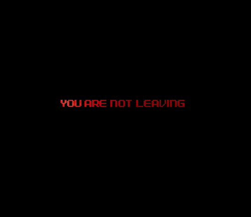 Youarenotleaving