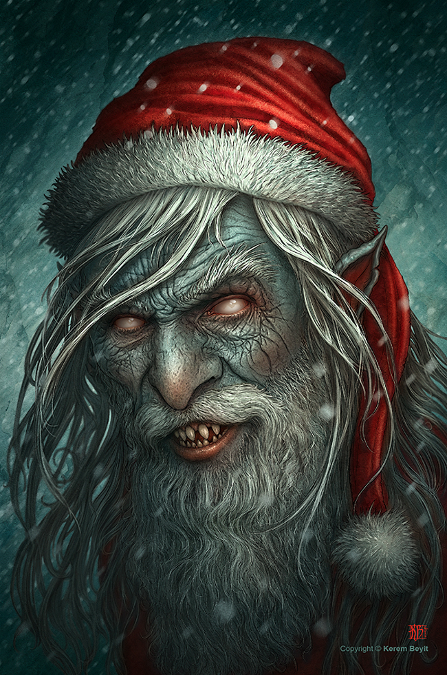 the real santa claus evil