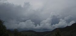 Thunderstorm On Mountain