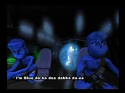 Image from the "Blue" music video.