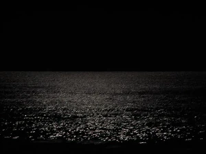 Ocean at night