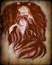 Extraño dibujo hallado en el diario de April Christensen.