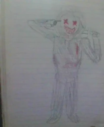 Dibujo de uno de los sobrevivientes.