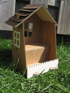 Cardboard house