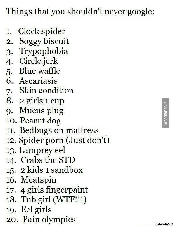Lista de coisas para nunca pesquisar no google | Wiki Creepypasta Brasil |  Fandom