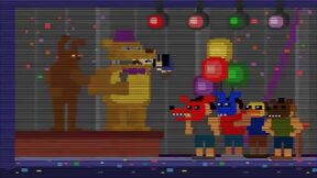 Il Morso dell'83, scatenato dall'animatronic Fredbear, nel Fredbear's Family Diner.