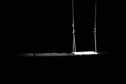 The ghost swing by a drop of silence