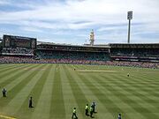 Clarke celebrates 100 at SCG