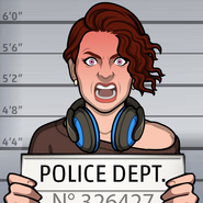 Lily Mayflower's mugshot.