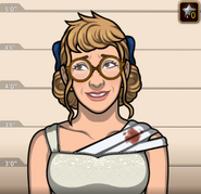 Evie, as she appeared in Blood Bath (Case #29 of Mysteries of the Past).