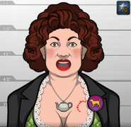 Gertrude, as she appeared in Dog Eat Dog (Case #31 of Grimsborough).