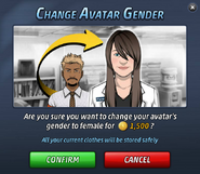 Change Avatar Gender