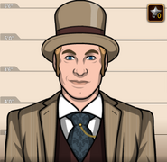 Justin, as he appeared in In the Line of Fire (Case #3 of Mysteries of the Past).