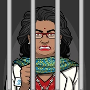 Shweta, arrested for masterminding and overseeing human experiments and multiple deaths for DreamLife.