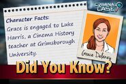 Grace featuring in a #DidYouKnow fact.