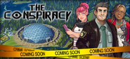 Gloria appearing in a promotional piece of artwork for The Conspiracy.