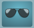 Black Aviator Sunglasses male.png