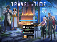 Startup screen (Criminal Case: Travel in Time).