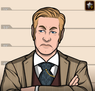 Justin, as he appeared in Arrow of Injustice (Case #54 of Mysteries of the Past).