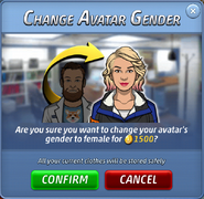 Change Avatar Gender (The Conspiracy)