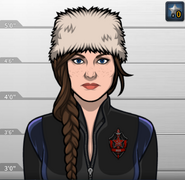 Anya, as she appeared in Horseback Mountain (Case #17 of World Edition).