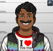 Sandeep, as he appeared in Treacherous Waters (Case #20 of World Edition).