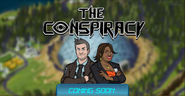 In-game artwork promoting The Conspiracy, featuring Jones and Gloria.