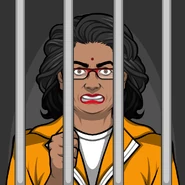 Shweta, sentenced to 30 years in prison (in addition to her original sentence) for the murder of Louis Leroux.