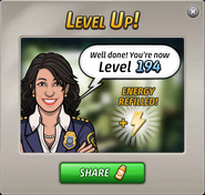 Once the player solves Case #56, they will fly to the city of Pacific Bay, where Chief Marquez will be giving the "Level Up!" messages.