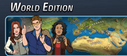 In-game artwork depicting the World Edition.