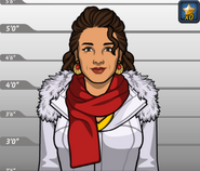 Priya, as she appeared in Winter Murderland (Case #14 of Supernatural Investigations).