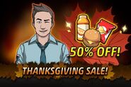 "Thanksgiving Sale"