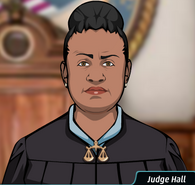 Olivia Hall—(now-former) city judge of Grimsborough