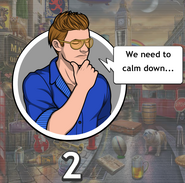Jack, reminding the player to calm down in World Edition.