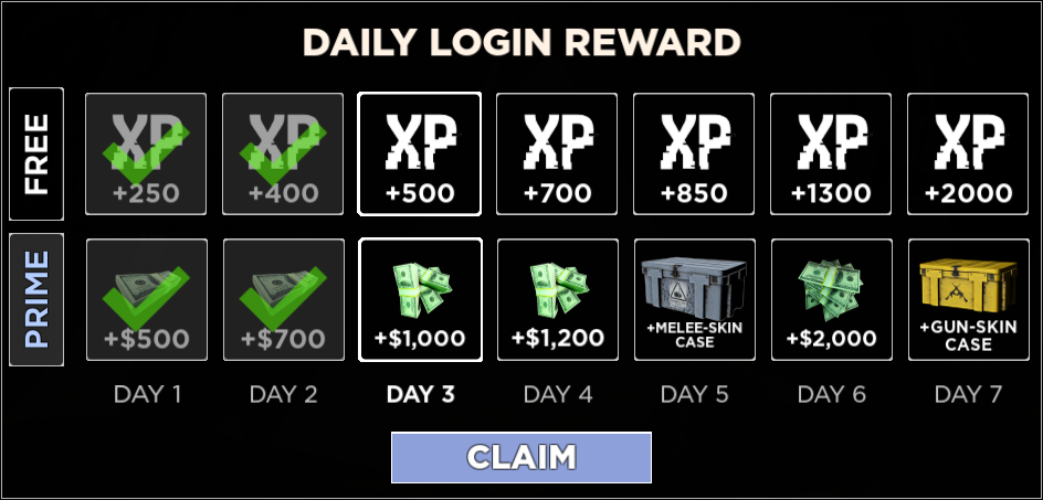 Daily & Timed Rewards