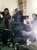 "Some of the boys of camera: Darcy, Corey, Mike, and Pepe…" Thomas Gibson Twitter August 17, 2011