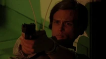 Reid using Hotch's Glock 26 in "L.D.S.K.".