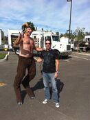 "One of our very talented FX guys (Tom), dressed like this for Halloween. Completely home made costume." Krish Ribeiro Twitter February 10, 2011