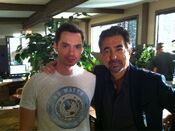 "Colin McGurk makes his television debut as Phinny in #criminalminds 7x06. Here he's pictured on the set w/ @JoeMantegna" CM Writers Twitter August 31, 2011