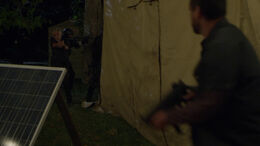 A Believer and Rossi in a stand-off.