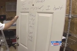 Sesler's wall message.