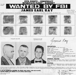 JE Ray wanted poster